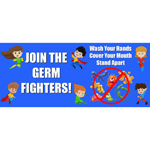 JOIN THE GERM FIGHTERS WA LL STICKRS