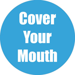 COVER UR MOUTH CYAN ANTI- SLIP FLOOR