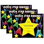 (3 PK) ROCK STAR CERTIFIC ATE