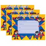 (3 PK) SUPERHERO CERTIFIC ATE