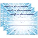 (3 PK) CERTIFICATE OF ACH IEVEMENT