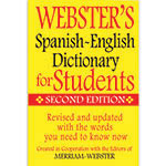WEBSTERS SPANISH ENGLISH DICTIONARY