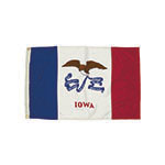 3X5 NYLON IOWA FLAG HEADI NG &