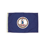 3X5 NYLON VIRGINIA FLAG H EADING &