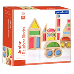 JR RAINBOW BLOCKS 40 PIEC E SET