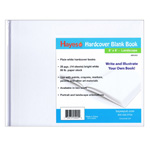 PLAIN WHITE BLANK BOOK 8W X 6H