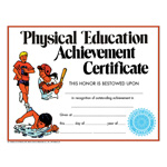 CERTIFICATE PHYSICAL EDUC ATION 30PK