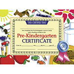 CERTIFICATES PRE-KINDERGA RTEN 30/PK