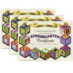 (3 PK) CERTIFICATES KINDE RGARTEN