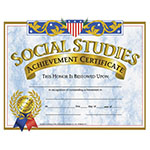 CERTIFICATES SOCIAL STUDI ES 30/PK