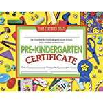 CERTIFICATES PRE-KINDERGA RTEN 30/PK