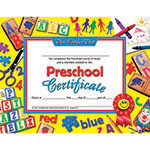 PRESCHOOL CERTIFICATE 30P K YELLOW