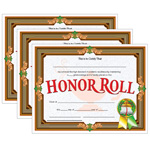 (3 PK) CERTIFICATES HONOR ROLL