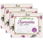 (3 PK) CERTIFICATES OF AP PRECIATION