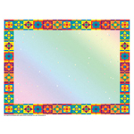 MULTICOLORED BORDER CERTI FICATE