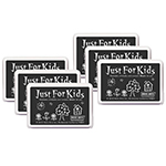 (6 EA) JUST FOR KIDS BLAC K INKPAD