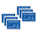 (6 EA) JUST FOR KIDS BLUE INKPAD