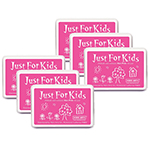 (6 EA) JUST FOR KIDS HOT PINK