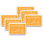 (6 EA) JUST FOR KIDS ORAN GE INKPAD