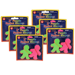 (6 PK) POCKET SHAPES 2IN PEOPLE