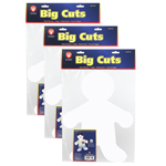 (3 PK) BIG CUT-OUTS 16IN ME KID