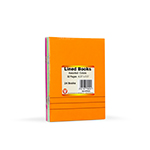 24CT BRIGHT COLORS LINED BLANK BOOK