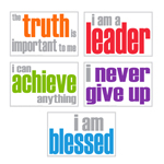 ENCOURAGEMENT POSTERS PAC K OF 5