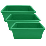 (3 EA) CUBBIE TRAY GREEN