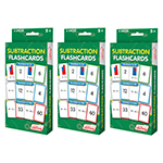 (3 PK) SUBTRACTION FLASH CARDS