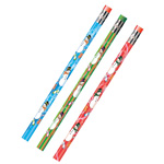 (12 DZ) DECORATED PENCILS HOLIDAY