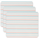 (3 PK) DRY ERASE SHEETS L INED