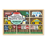 WOODEN VEHICLES AND TRAFF IC SIGNS