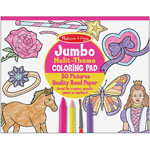 JUMBO COLORING PAD PINK 1 1 X 14