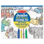 JUMBO COLORING PAD BLUE 1 1 X 14