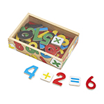 MAGNETIC WOODEN NUMBERS