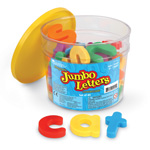 JUMBO MAGNETIC LETTERS 40 /PK