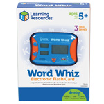 WORD WHIZ ELECTRONIC FLAS H CARD