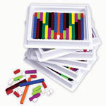 CUISENAIRE RODS MULTIPACK 6ST OF 74