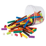 CUISENAIRE RODS SMALL GRO UP 155/PK