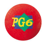 PLAYGROUND BALL RED 6 IN 2 PLY