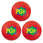 (3 EA) PLAYGROUND BALL 8. 5IN RED