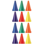 (2 ST) RAINBOW CONES 6 PE R SET