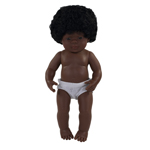 15IN BABY DOLL AFRICAN AM ERICN GIRL