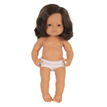 15IN BABY DOLL CAUCSIAN G RL BRUNTTE