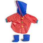 DOLL CLOTHES RAIN COAT & BOOTS