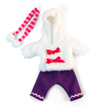 DOLL CLOTHES COLD WEATHER WHITE FUR