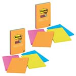 (2 PK) POST-IT NOTES 4X6 LINED