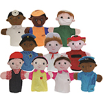 COMMUNITY HELPER PUPPETS SET OF 10