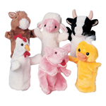 FARM FAVORITES PUPPETS SE T OF 6