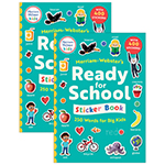 (2 EA) READY FOR SCHOOL S TICKR BOOK